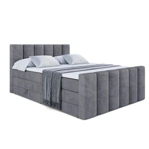 ALTDECOR POSTEL boxspring BOXI1-Z KING – 140 × 200 – H3/H4 – tmavě šedá obraz