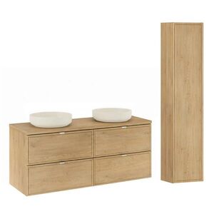 Petits-meubles KOUPELNOVÝ NÁBYTEK 120cm Elias 2er-Set Dřevo obraz