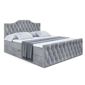 ALTDECOR AMERICKÁ postel VILA-1-Z – 140 × 200 cm – H3 – šedá obraz