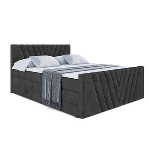 ALTDECOR POSTEL boxspring ERNINA-Z KING – 200 x 200 – H3/H4 – černá obraz