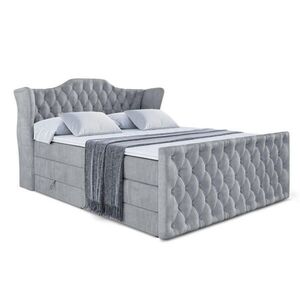 ALTDECOR POSTEL boxspring VILA-Z KING – 200 x 200 – H3/H4 – šedá obraz