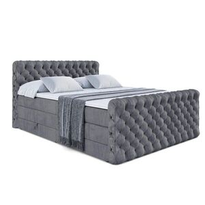 ALTDECOR POSTEL boxspring BOXI8-Z KING – 120 × 200 – H3/H4 – tmavě šedá obraz