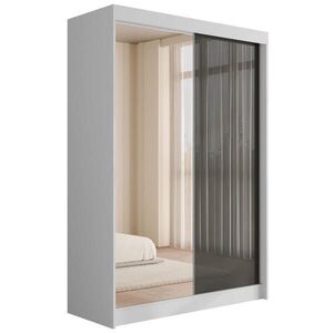 ALTDECOR ŠATNÍ SKŘÍŇ VESLI – 120 cm – bílá|šedá obraz