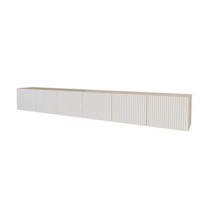 ALTDECOR NÍZKÁ KOMODA NOA-2-W 3x100x40x40 cm – Artisan / bílá obraz