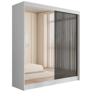 ALTDECOR ŠATNÍ SKŘÍŇ VESLI – 200 cm – bílá|šedá obraz