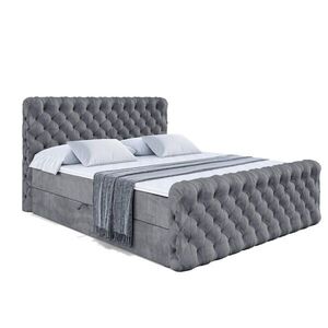 ALTDECOR AMERICKÁ postel BOXI8-Z – 140 × 200 cm – H3 – tmavě šedá obraz