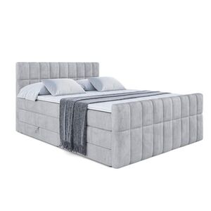 ALTDECOR POSTEL boxspring MIAMI-Z KING – 140 × 200 – H3/H4 – světle šedá obraz