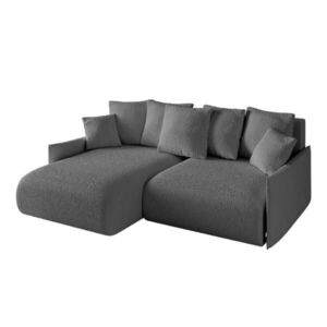 ALTDECOR ROHOVÁ SEDACÍ SOUPRAVA s otomanem vlevo ONESK-L -v1 216x177x72 šedá buklé obraz