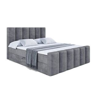 ALTDECOR AMERICKÁ postel BOXI1-Z – 200 x 200 cm – H3 – tmavě šedá obraz