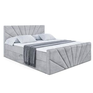 ALTDECOR AMERICKÁ postel MILTIO-Z – 180 × 200 cm – H4 – světle šedá obraz