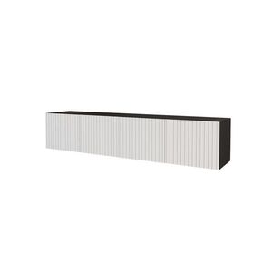 ALTDECOR NÍZKÁ komoda KITO-W 2x100x40x40 cm – černá / bílá obraz
