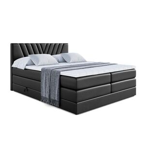 ALTDECOR POSTEL boxspring ERNINA KING – 200 x 200 – H3/H4 – vysoce lesklá černá obraz