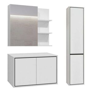 Petits-meubles KOUPELNOVÝ NÁBYTEK 78cm Sophéa 2er-Set Bílá obraz