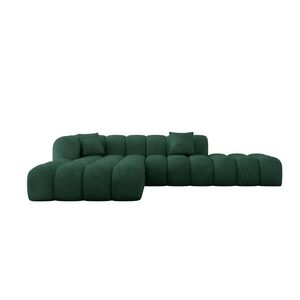 ALTDECOR ROHOVÁ SEDAČKA s otomanem vlevo OLEA-L2 - 289x176x71 cm tmavě zelená obraz