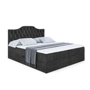 ALTDECOR AMERICKÁ postel s matrací H4 a lamelovým roštem – VILA-1 – 120 × 200 cm – H4 – černá obraz
