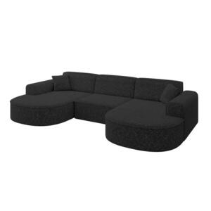 ALTDECOR SEDACÍ souprava MARI-U1 – 303 x 171 x 79 cm, černá tkanina obraz