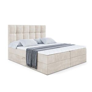 ALTDECOR AMERICKÁ postel s matrací H4 a roštem – RICAR – 180x200, ecru obraz