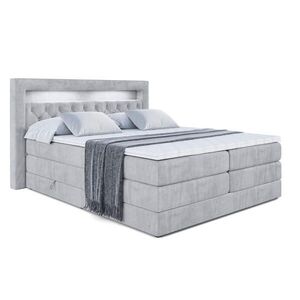ALTDECOR POSTEL boxspring NOEL GOLD KING – 200 x 200 – H3/H4 – světle šedá obraz