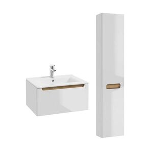 Petits-meubles KOUPELNOVÝ NÁBYTEK 60cm Livia 2er-Set Bílá obraz