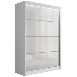 ALTDECOR ŠATNÍ SKŘÍŇ PEKA III s LED – 120 cm – bílá obraz