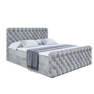 ALTDECOR AMERICKÁ postel BOXI8-Z – 200 x 200 cm – H3 – šedá obraz
