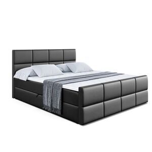 ALTDECOR AMERICKÁ postel ARDENI-Z – 180 × 200 cm – H4 – vysoce lesklá černá obraz