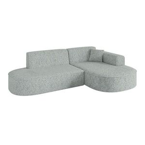 ALTDECOR ROHOVÁ SEDACÍ SOUPRAVA s otomanem vpravo MARI-L1 – 243 × 171 × 79 cm, zelená látka obraz
