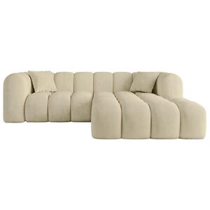 ALTDECOR ROHOVÁ SEDACÍ SOUPRAVA s otomanem vpravo OLEA-L1 – 231 x 173 x 74 cm, šedohnědá obraz
