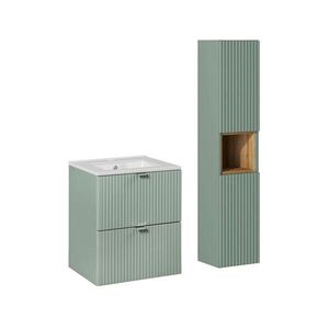 Petits-meubles KOUPELNOVÝ NÁBYTEK 50cm Jade 2er-Set Zelená obraz