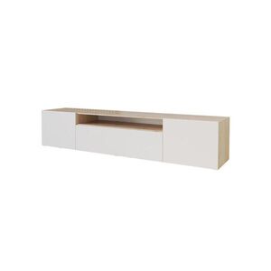 ALTDECOR NÍZKÁ komoda ELIO-W 200 x 40 x 41 cm – Artisan / bílá obraz