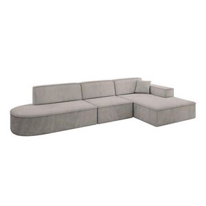 ALTDECOR ROHOVÁ SEDACÍ SOUPRAVA s otomanem vpravo IREA-L2-v4 – 328 × 171 × 79 cm, světle hnědá obraz