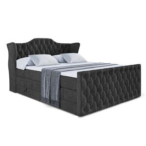 ALTDECOR POSTEL boxspring VILA-Z KING – 180 × 200 – H3/H4 – černá obraz