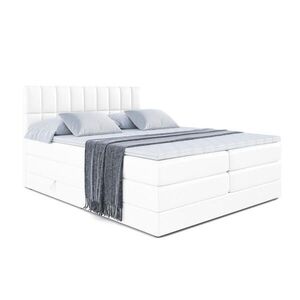 ALTDECOR POSTEL boxspring MIAMI KING – 160x200 – H3/H4 – vysoce lesklá bílá obraz
