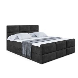 ALTDECOR AMERICKÁ postel OHIO-Z – 200 x 200 cm – H3 – černá obraz