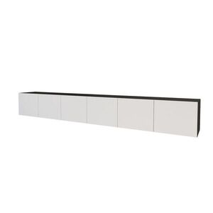 ALTDECOR NÍZKÁ komoda ELIO-W 3x100x40x40 cm – černá / bílá obraz