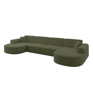 ALTDECOR SEDACÍ SOUPRAVA MARI-U2 – 388x171x79 cm, zelená, buklé obraz