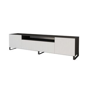 ALTDECOR NÍZKÁ komoda NOA-2-S 200 x 53 x 41 cm – černá / bílá obraz