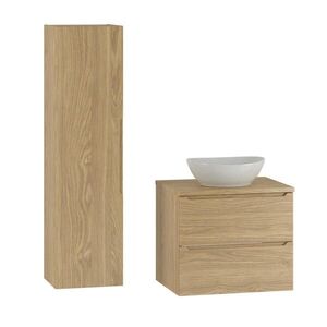 Petits-meubles KOUPELNOVÝ NÁBYTEK 60.6cm Viggo 2er-Set Dřevo obraz