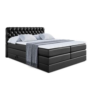 ALTDECOR POSTEL boxspring BOXI8 KING – 120 × 200 – H3/H4 – vysoce lesklá černá obraz