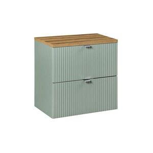 Petits-meubles SKŘÍŇKA POD UMYVADLO 60.4cm Jade Zelená a dřevo obraz
