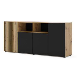 Petits-meubles SIDEBOARD Nera Dřevo a černá obraz