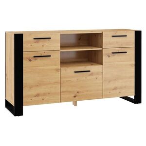 Petits-meubles SIDEBOARD Nouka Dřevo a černá obraz
