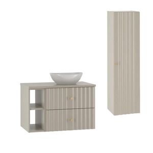 Petits-meubles KOUPELNOVÝ NÁBYTEK 80.6cm Izae 2er-Set Kašmír obraz