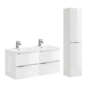 Petits-meubles KOUPELNOVÝ NÁBYTEK 120cm duben 2er-Set Bílá obraz