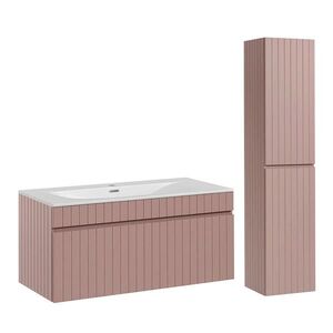 Petits-meubles KOUPELNOVÝ NÁBYTEK 100cm Zelie 2er-Set Rose obraz