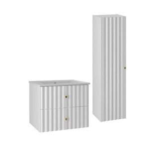 Petits-meubles KOUPELNOVÝ NÁBYTEK 60cm Izae 2er-Set Bílá obraz