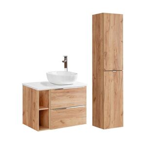 Petits-meubles KOUPELNOVÝ NÁBYTEK 80.4cm duben 2er-Set Dřevo obraz