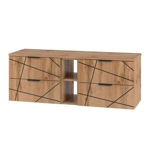 Petits-meubles SKŘÍŇKA POD UMYVADLO 140.6cm Teren Dřevo obraz