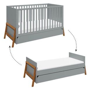 Petits-meubles DĚTSKÁ POSTÝLKA 70/140 Grey obraz