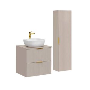 Petits-meubles KOUPELNOVÝ NÁBYTEK 60.6cm Adriel 2er-Set Béžová obraz